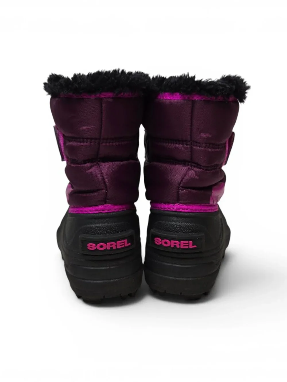 Sorel Toddler Winter Boots Waterproof Outdoor Snow Day Furry Ankle Rubber Sole 8
